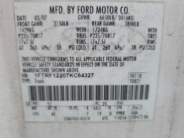 2007 Ford F150