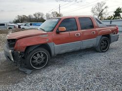 Chevrolet salvage cars for sale: 2002 Chevrolet Avalanche C1500