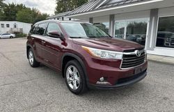 Salvage cars for sale from Copart North Billerica, MA: 2015 Toyota Highlander Limited