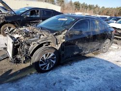 Salvage cars for sale at Exeter, RI auction: 2016 Honda Civic EX