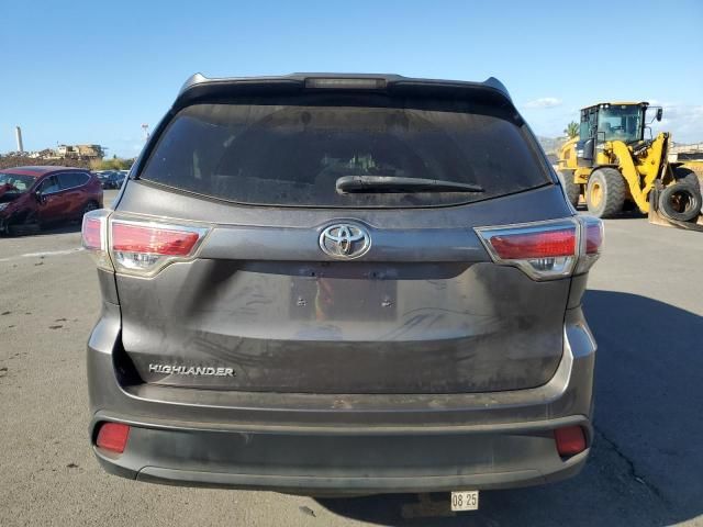 2016 Toyota Highlander LE