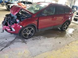 Salvage cars for sale at Indianapolis, IN auction: 2019 Ford Escape SEL