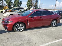 Salvage cars for sale at Rancho Cucamonga, CA auction: 2017 Chevrolet Malibu LT