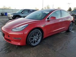 Salvage cars for sale at Littleton, CO auction: 2018 Tesla Model 3