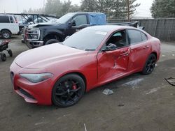 Salvage cars for sale at Denver, CO auction: 2020 Alfa Romeo Giulia TI