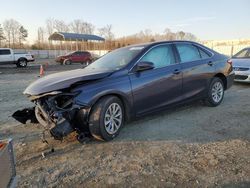 Toyota salvage cars for sale: 2016 Toyota Camry LE