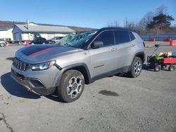 Salvage cars for sale at Grantville, PA auction: 2022 Jeep Compass Trailhawk