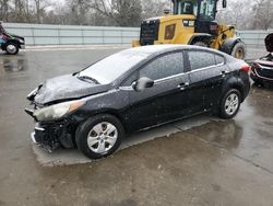 Salvage cars for sale at Savannah, GA auction: 2016 KIA Forte LX