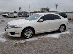 Salvage cars for sale at Chicago Heights, IL auction: 2011 Ford Fusion Hybrid