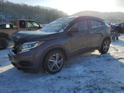 Salvage cars for sale at Ellwood City, PA auction: 2021 Honda HR-V EX