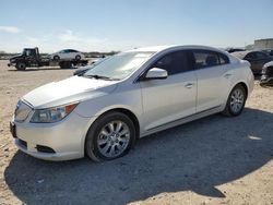 Salvage cars for sale at San Antonio, TX auction: 2011 Buick Lacrosse CX