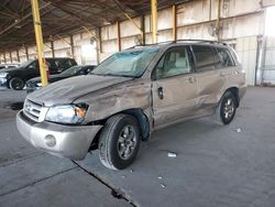 Salvage cars for sale at Phoenix, AZ auction: 2005 Toyota Highlander Limited