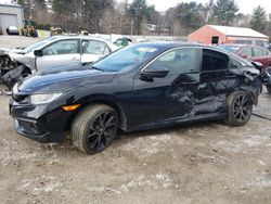 Salvage cars for sale at Mendon, MA auction: 2020 Honda Civic Sport