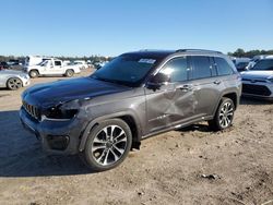 Salvage cars for sale at Houston, TX auction: 2022 Jeep Grand Cherokee Overland