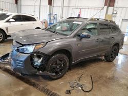 Salvage cars for sale at Franklin, WI auction: 2023 Subaru Outback Wilderness