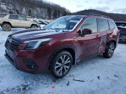 Salvage cars for sale at Ellwood City, PA auction: 2022 Subaru Forester Limited