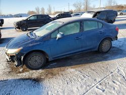 Vehiculos salvage en venta de Copart Montreal Est, QC: 2012 Honda Civic LX