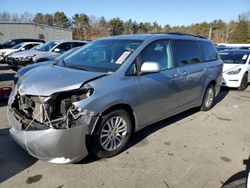 Salvage cars for sale at Exeter, RI auction: 2012 Toyota Sienna XLE