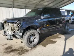 Salvage trucks for sale at Fresno, CA auction: 2015 Ford F150 Supercrew