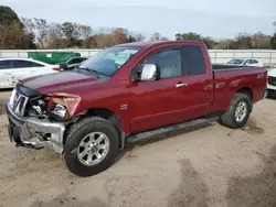 Salvage trucks for sale at Theodore, AL auction: 2004 Nissan Titan XE