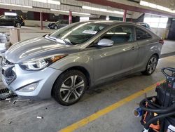 Salvage cars for sale from Copart Dyer, IN: 2014 Hyundai Elantra Coupe GS