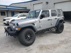 Salvage cars for sale at Fort Pierce, FL auction: 2018 Jeep Wrangler Unlimited Sport