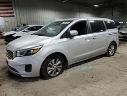 Vehiculos salvage en venta de Copart Franklin, WI: 2016 KIA Sedona LX