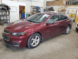 Salvage cars for sale at Ham Lake, MN auction: 2016 Chevrolet Malibu LS