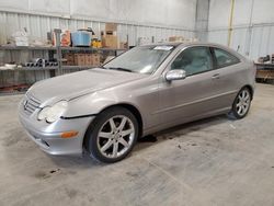 Mercedes-Benz salvage cars for sale: 2004 Mercedes-Benz C 230K Sport Coupe