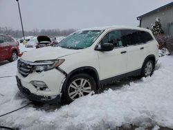 Honda salvage cars for sale: 2018 Honda Pilot LX