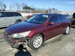 Salvage cars for sale at Spartanburg, SC auction: 2015 Honda Accord EXL