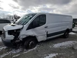 Salvage trucks for sale at Duryea, PA auction: 2015 Ford Transit T-150