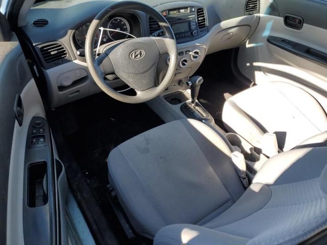 2010 Hyundai Accent Blue