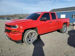 Salvage cars for sale at Assonet, MA auction: 2016 Chevrolet Silverado C1500 Custom