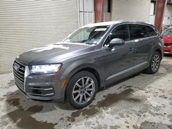 Salvage cars for sale at Ellwood City, PA auction: 2018 Audi Q7 Premium Plus