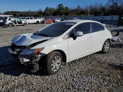 Salvage cars for sale at Memphis, TN auction: 2012 Honda Civic LX