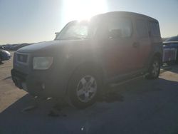 Salvage cars for sale at Grand Prairie, TX auction: 2005 Honda Element EX