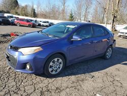 Salvage cars for sale from Copart Portland, OR: 2014 Toyota Corolla L