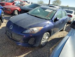 Mazda salvage cars for sale: 2012 Mazda 3 I