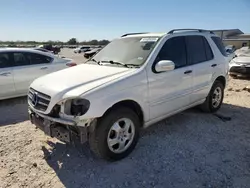 Mercedes-Benz Vehiculos salvage en venta: 2004 Mercedes-Benz ML 350