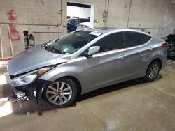 Salvage cars for sale at Blaine, MN auction: 2015 Hyundai Elantra SE