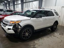 Ford Explorer salvage cars for sale: 2014 Ford Explorer XLT