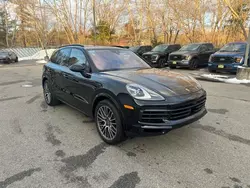 Salvage cars for sale at North Billerica, MA auction: 2023 Porsche Cayenne Base