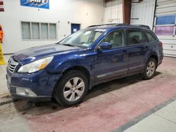 Salvage cars for sale at Angola, NY auction: 2011 Subaru Outback 2.5I Premium