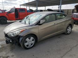 Salvage cars for sale from Copart Anthony, TX: 2013 Hyundai Elantra GLS