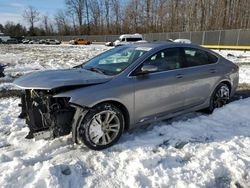 Salvage cars for sale at Waldorf, MD auction: 2016 Chrysler 200 Limited