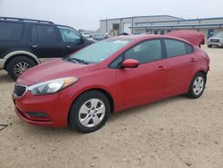 Salvage cars for sale at San Antonio, TX auction: 2016 KIA Forte LX