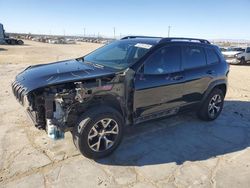 Salvage cars for sale at Sun Valley, CA auction: 2015 Jeep Cherokee Trailhawk