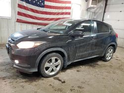 Salvage cars for sale at Lyman, ME auction: 2016 Honda HR-V EX