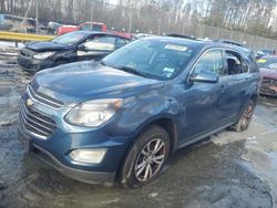 Salvage cars for sale at Waldorf, MD auction: 2016 Chevrolet Equinox LT